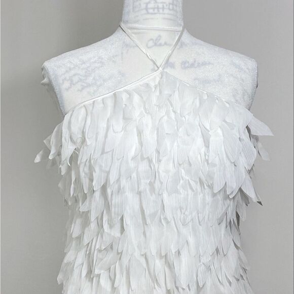 Aidan by Aidan Mattox Trapeze Fringe Dress size 4 - Picture 9 of 13